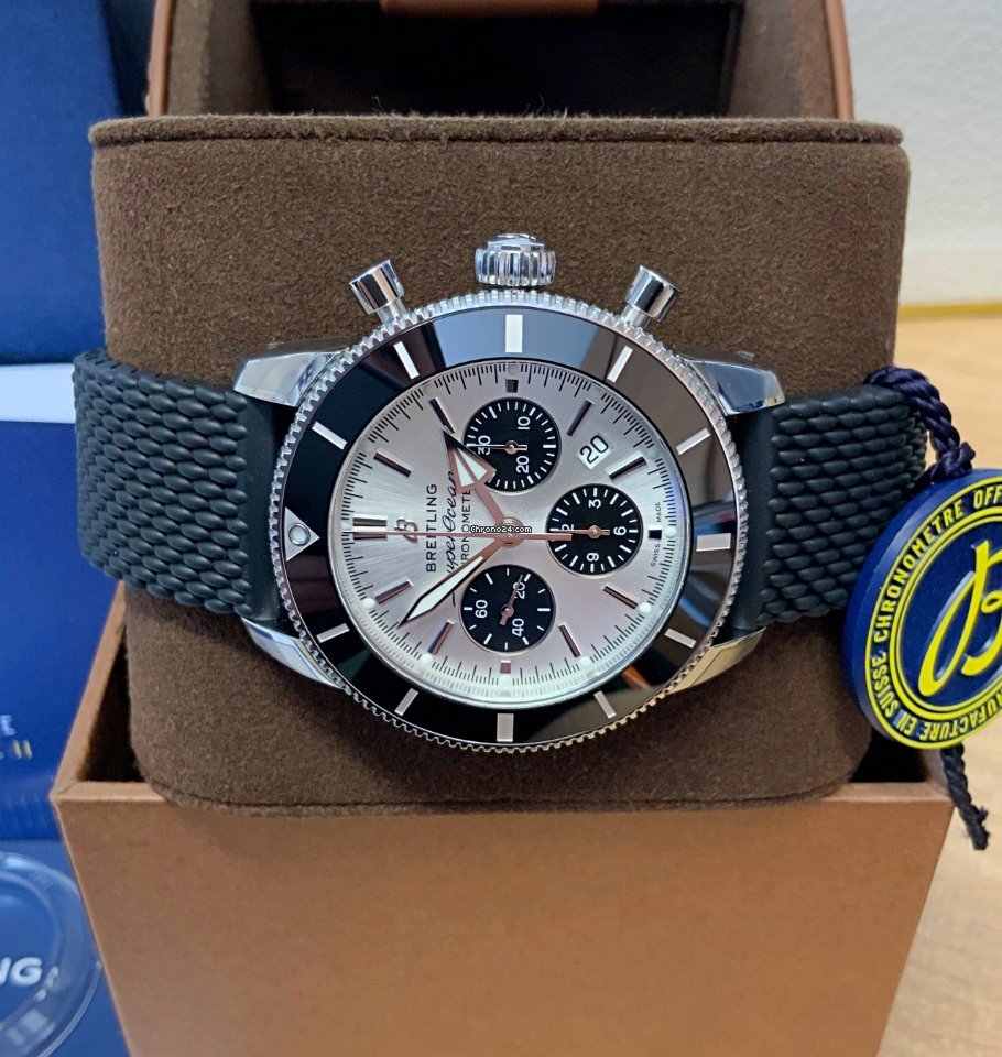 Breitling Superocean Heritage Chronograph Mens watch Unisex Automatic Steel AB0162121G1S1 Replica 4