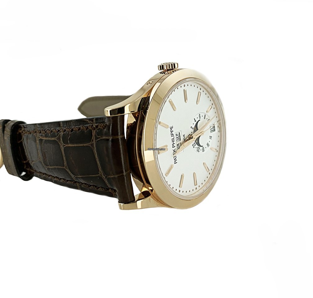 IMG_9081 Patek Philippe Annual Calendar Mens watch Unisex Automatic Rose gold 5396R-011 Replica 4