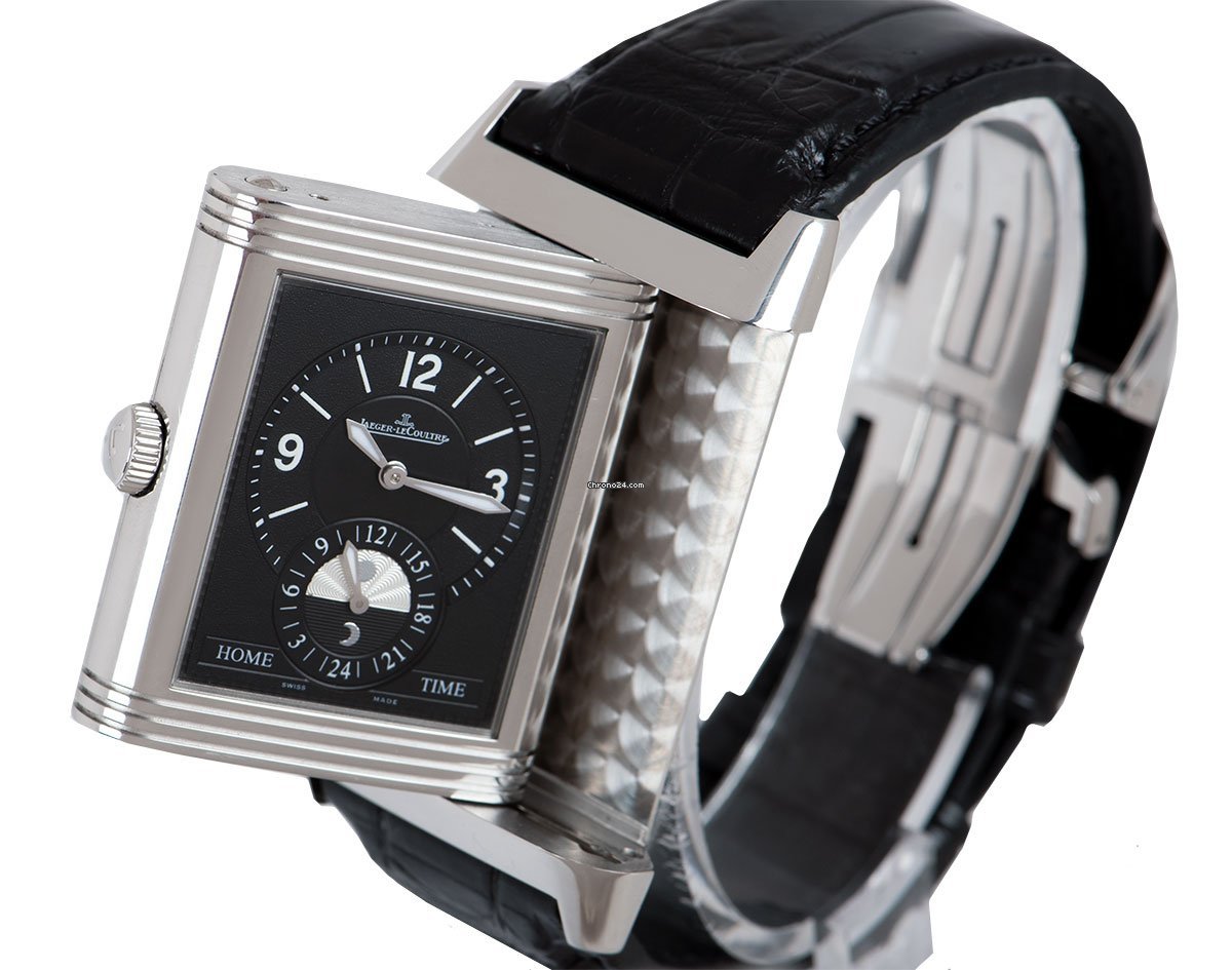 Jaeger-LeCoultre Grande Reverso Mens watch Unisex Manual winding Steel Jaeger Le-Coultre Reverso 274.8.85 Replica 4