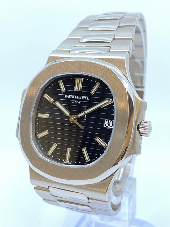 Patek Philippe Nautilus Mens watch Unisex Automatic White gold 3711 1G-001 Replica 4