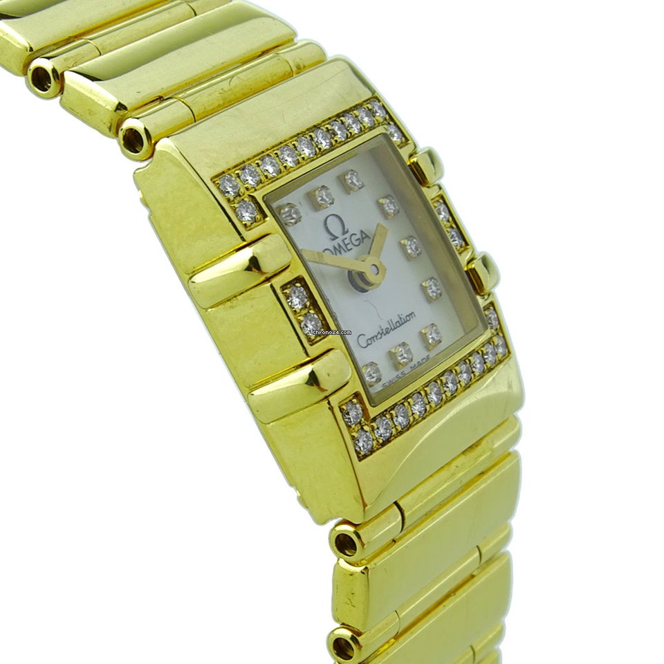 IMG_9081 Omega Constellation Quartz Womens watch Quartz Yellow gold 1136.76.00 Replica 4