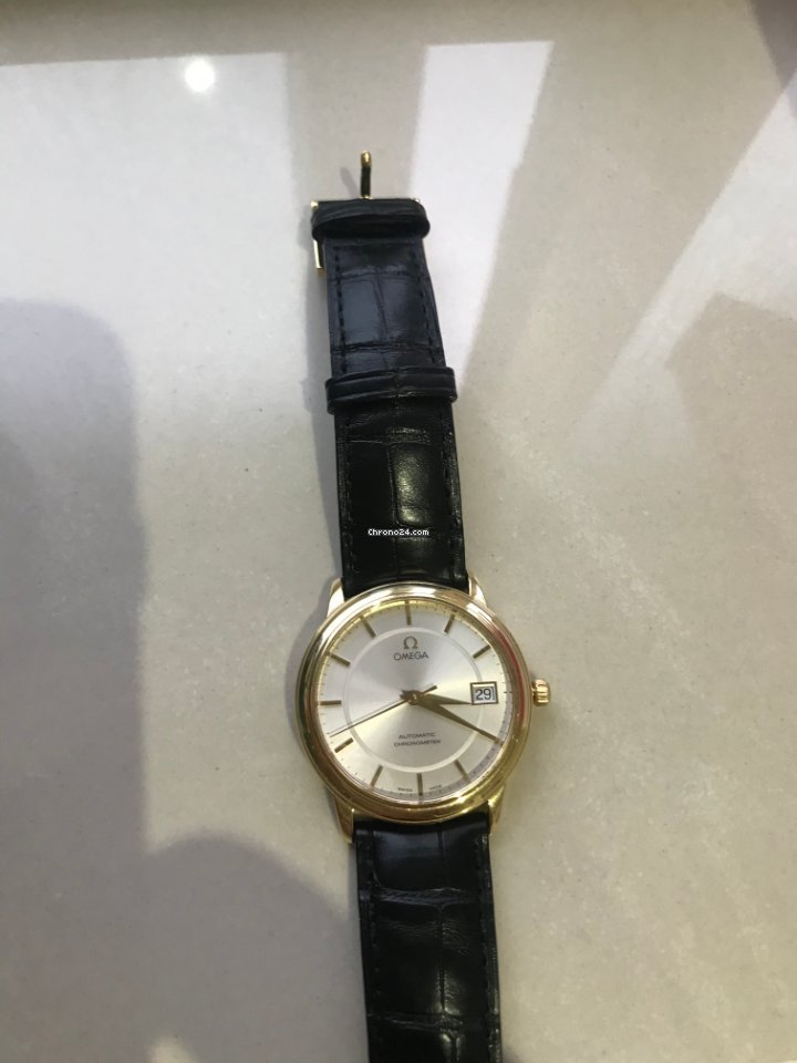 IMG_9081 Omega De Ville Mens watch Unisex Automatic Yellow gold 80446 Replica 4
