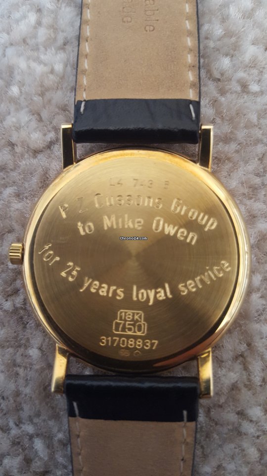IMG_9081 Longines Presence Mens watch Unisex Quartz Yellow gold L4.743.6 Replica 4