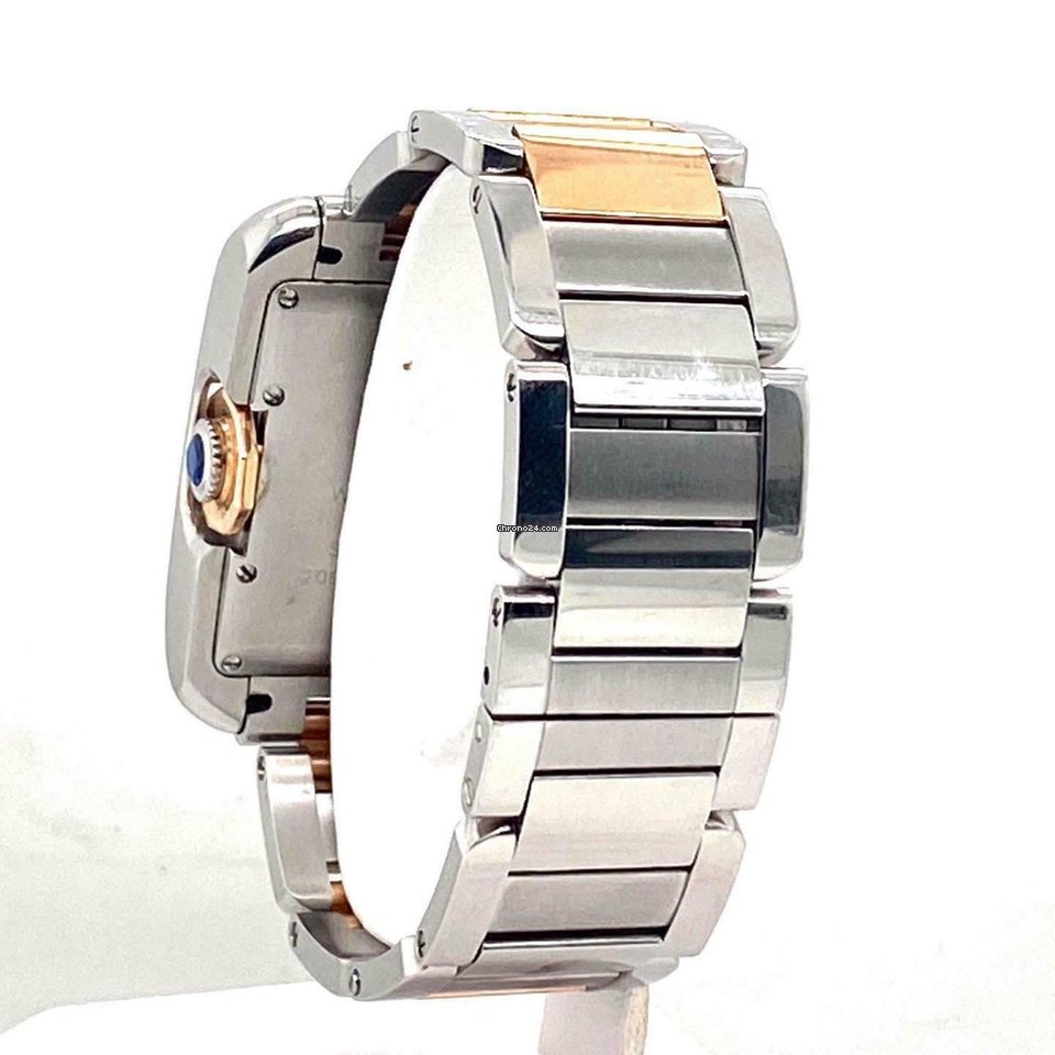 IMG_9081 Cartier Tank Anglaise Womens watch Automatic W5310037 Replica 4