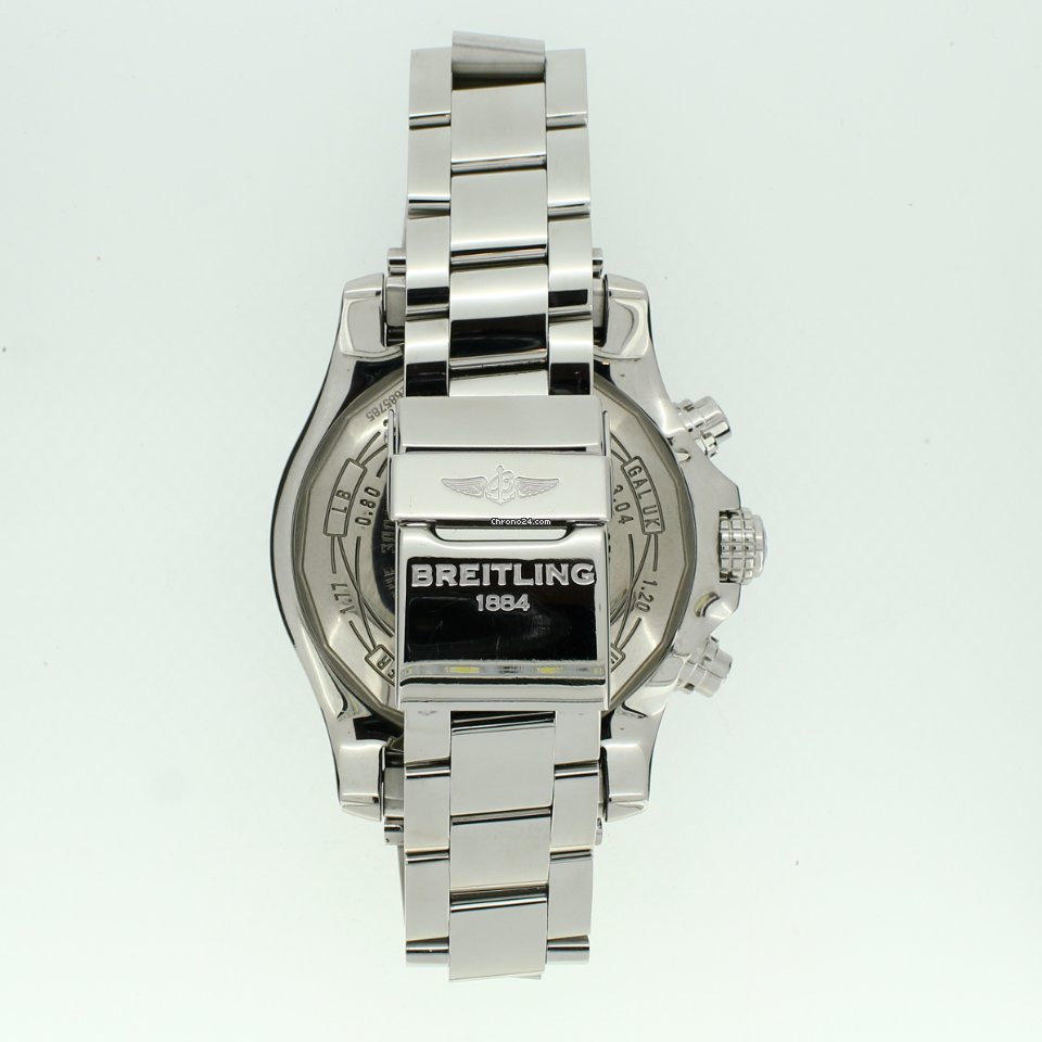 IMG_9081 Breitling Super Avenger II Mens watch Unisex Automatic Steel A13371111C1A1 Replica 4