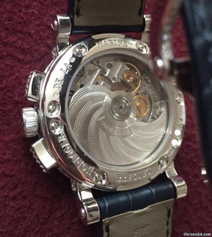 Breguet Marine Mens watch Unisex Automatic White gold 5829BB 8S 9ZU.DD0D Replica 4