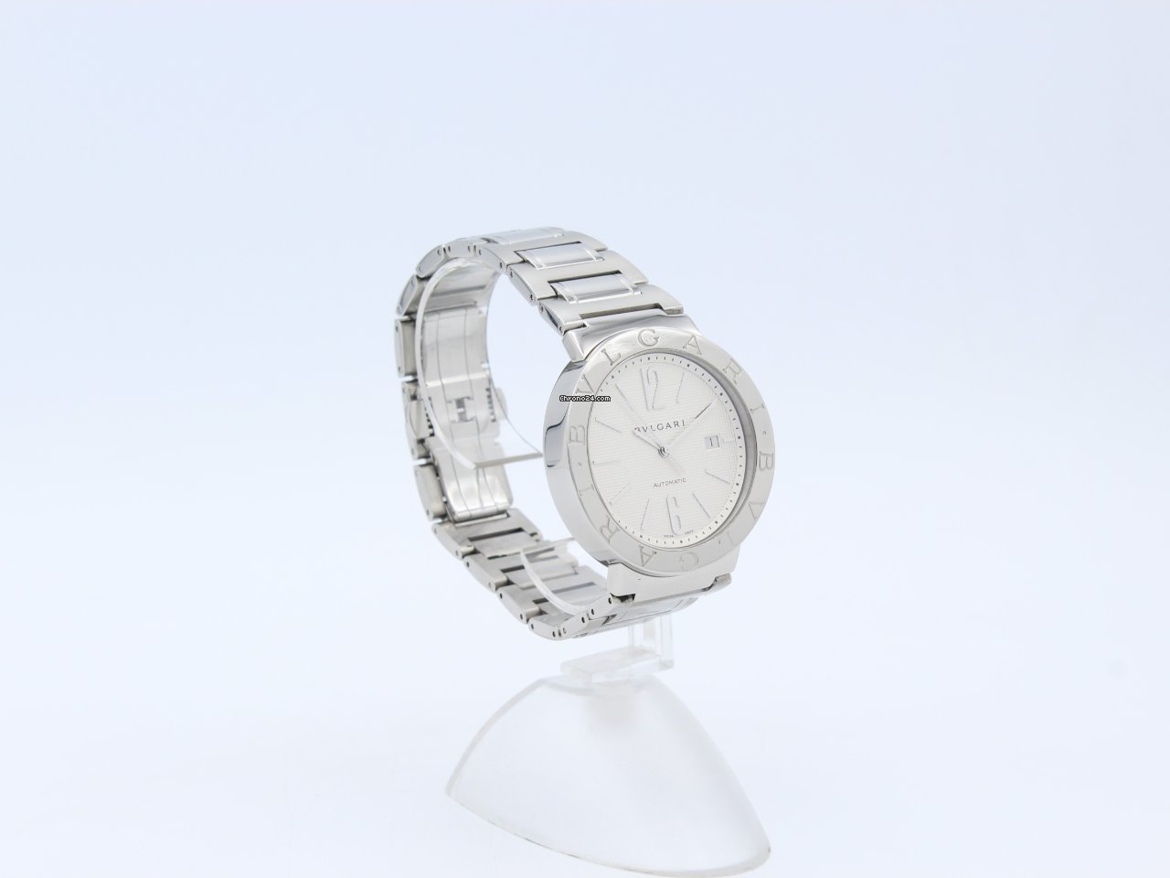 IMG_9081 Bulgari Bulgari Mens watch Unisex Automatic Steel BB 42 Replica 4