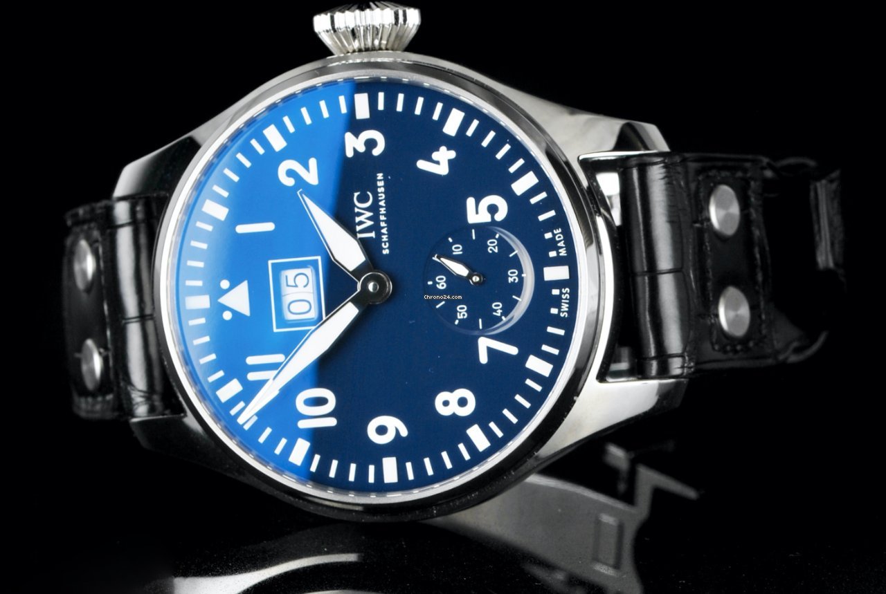 IMG_9081 IWC Big Pilot Mens watch Unisex Manual winding Steel IW510503 Replica 4