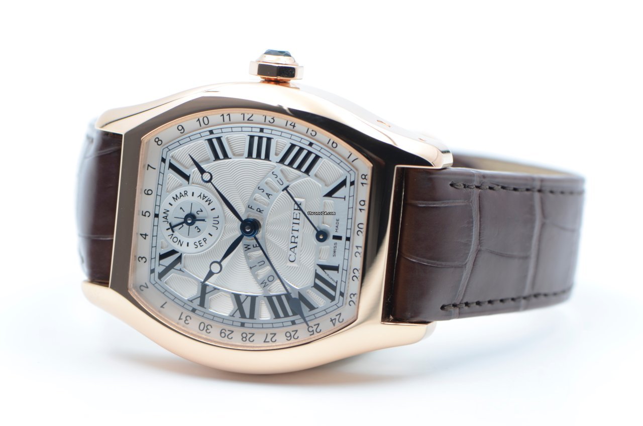 IMG_9081 Cartier Tortue Mens watch Unisex Automatic Rose gold W1580045 Replica 4