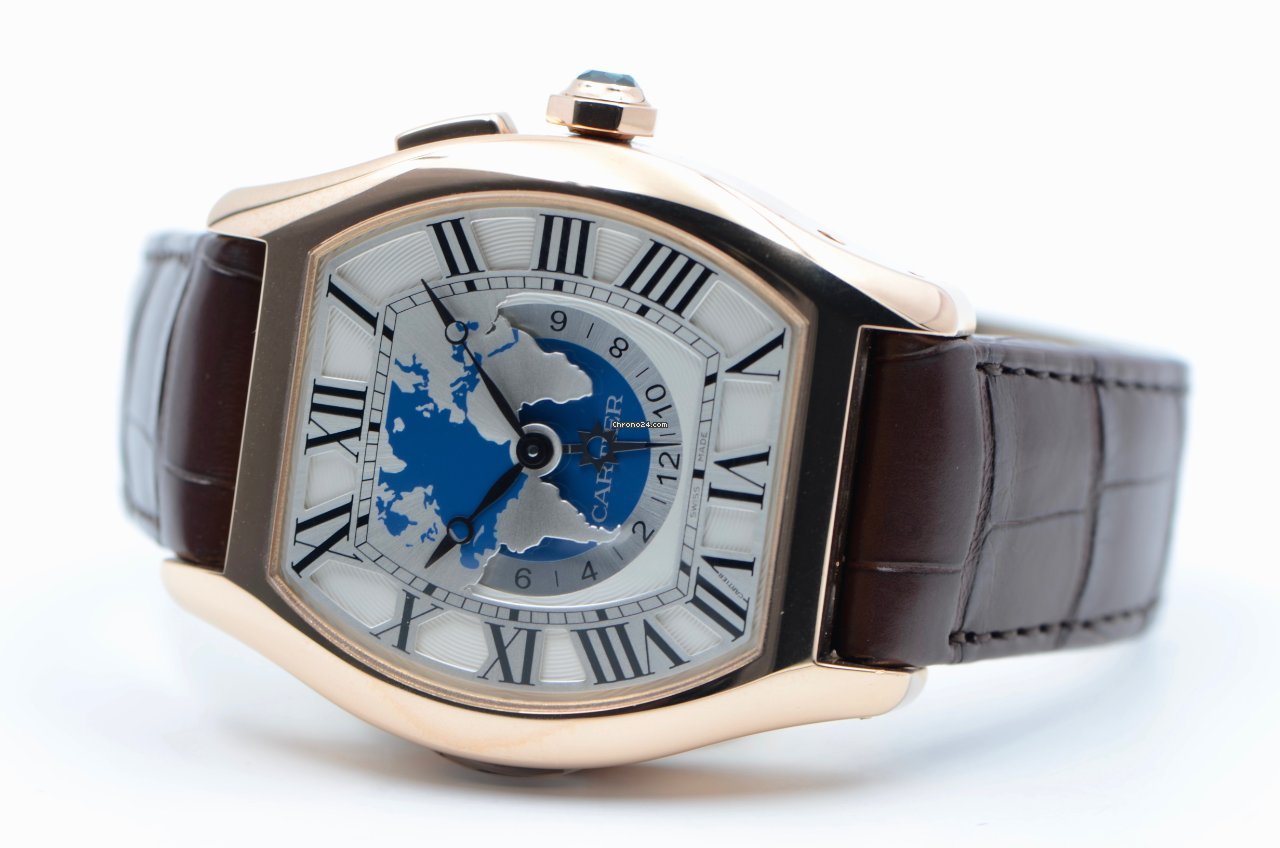 Cartier Tortue Mens watch Unisex Automatic Rose gold W1580049 Replica 4