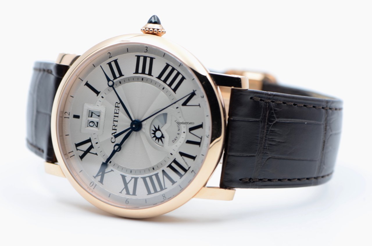 IMG_9081 Cartier Rotonde de Cartier Mens watch Unisex Automatic Rose gold W1556220 Replica 4