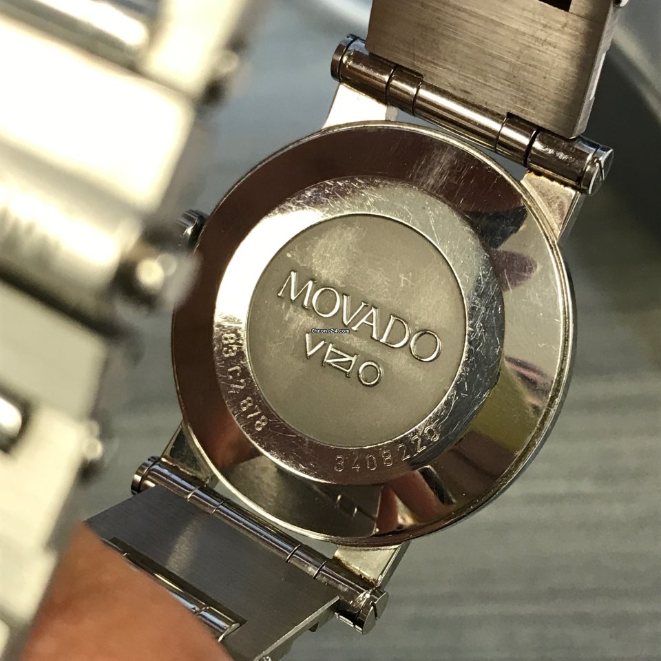 IMG_9081 Movado Vizio Mens watch Unisex Steel movado vizio 83c2878 Replica 4