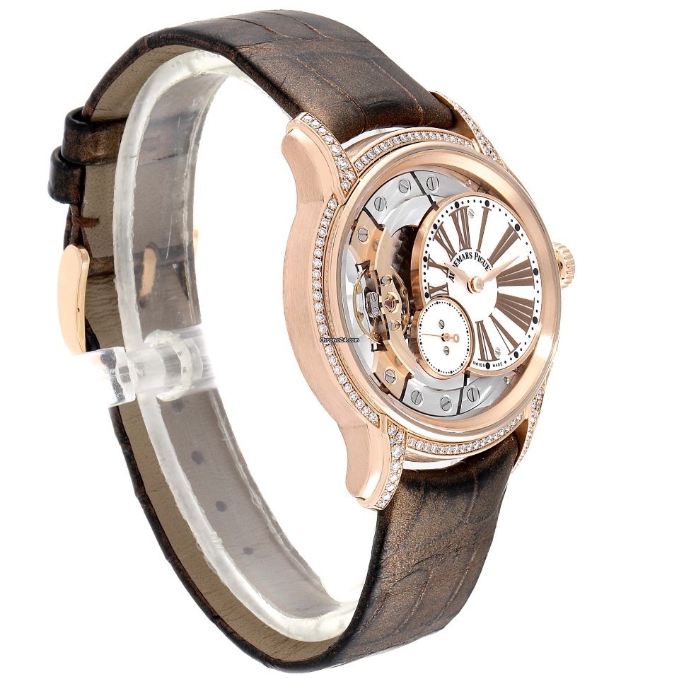 Audemars Piguet Millenary Womens watch Manual winding Rose gold 77247OR.ZZ.1272OR.01 Replica 4