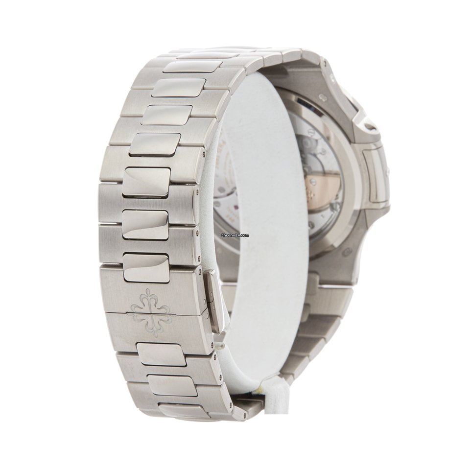 Patek Philippe Nautilus Mens watch Unisex Automatic White gold 5740G-001 Replica 4