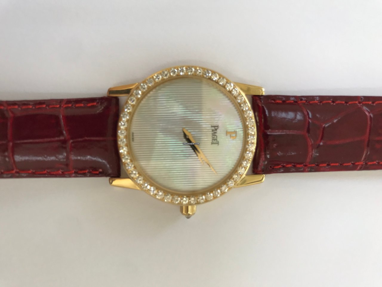 IMG_9081 Piaget Protocole Womens watch Manual winding Yellow gold 565597 Replica 4
