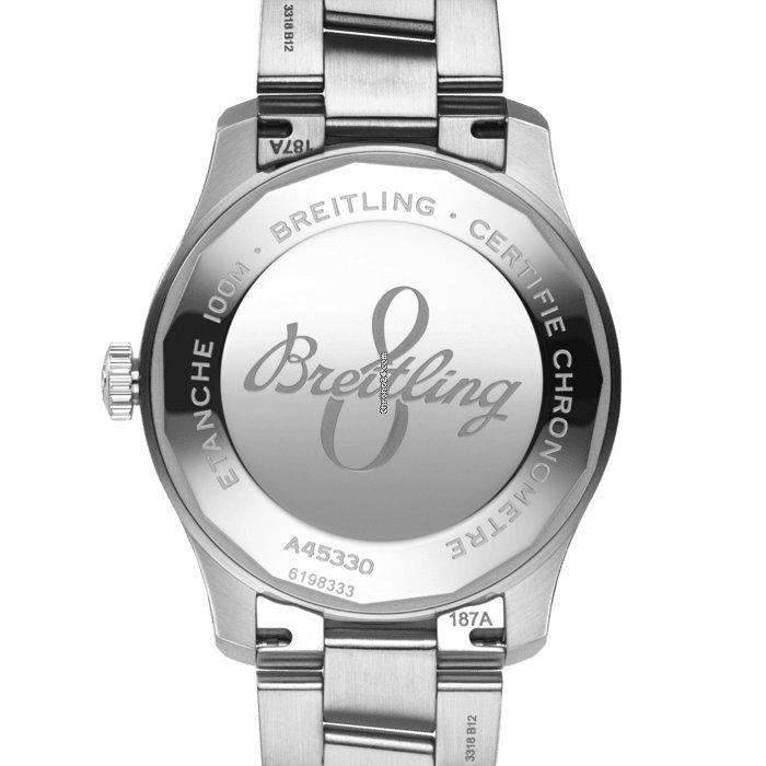 IMG_9081 Breitling Aviator 8 Mens watch Unisex Automatic Steel A45330101C1A1 Replica 4
