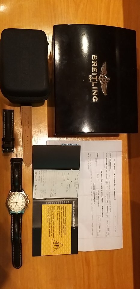 IMG_9081 Breitling Chronomat Mens watch Unisex Automatic Gold Steel Breitling Chronomat B13050.1 Replica 4