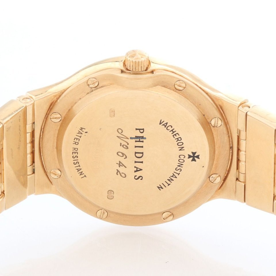 Vacheron Constantin Womens watch Quartz Yellow gold 16010 Replica 4