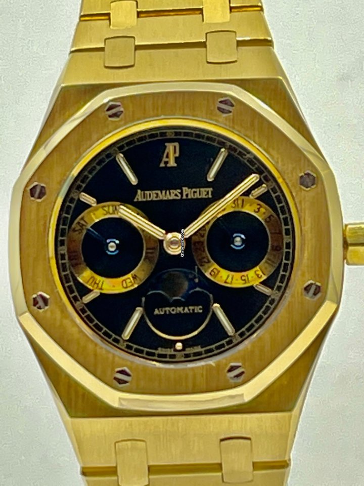 IMG_9081 Audemars Piguet Royal Oak Day-Date Mens watch Unisex Automatic Yellow gold 25594BA Replica 4