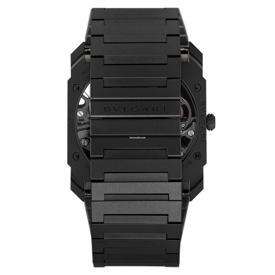 Bulgari Octo Mens watch Unisex Manual winding Ceramic 103126 BGO40CCXTSK Replica 4