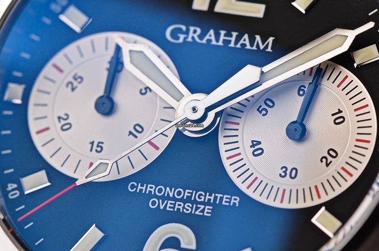 Graham Chronofighter Oversize Mens watch Unisex Automatic Steel 2OVAS.B01A.K10B Replica 4