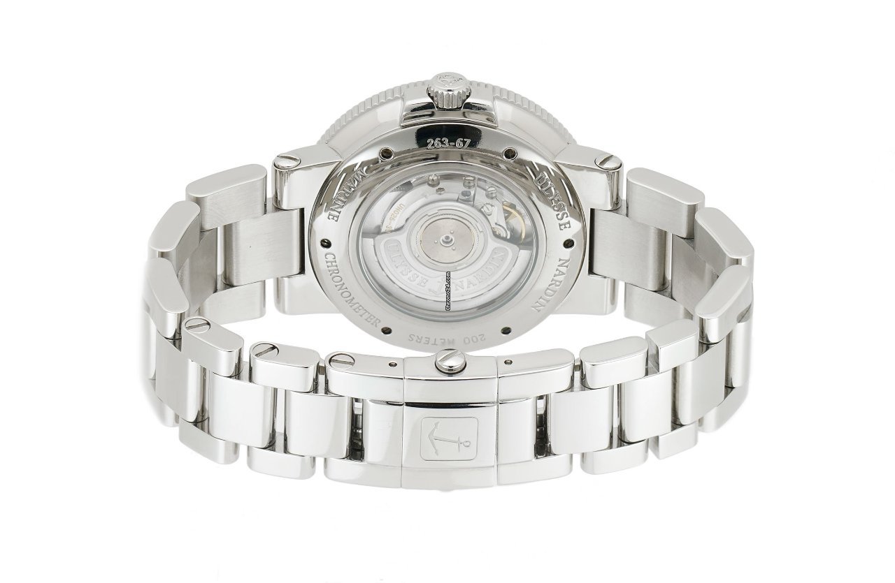 Ulysse Nardin Marine Chronometer 43mm Automatic Steel 263-67-7 43 Replica 4