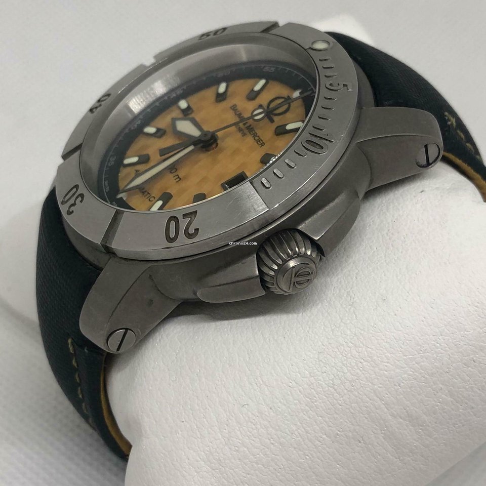 Baume & Mercier Capeland Mens watch Unisex Automatic Titanium 65414 Replica 4