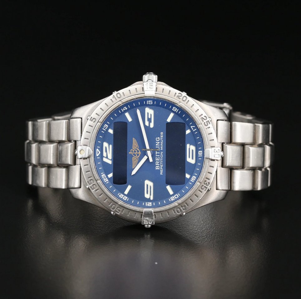 IMG_9081 Breitling Aerospace Mens watch Unisex Quartz Titanium E65062 Replica 4