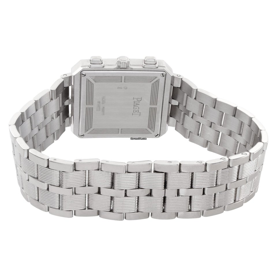 IMG_9081 Piaget Mens watch Unisex Quartz White gold 14254 M601D Replica 4