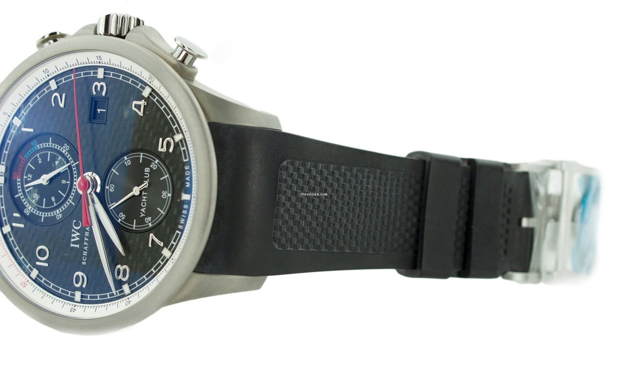 IMG_9081 IWC Portuguese Yacht Club Chronograph Mens watch Unisex Automatic Titanium IW390212 Replica 4