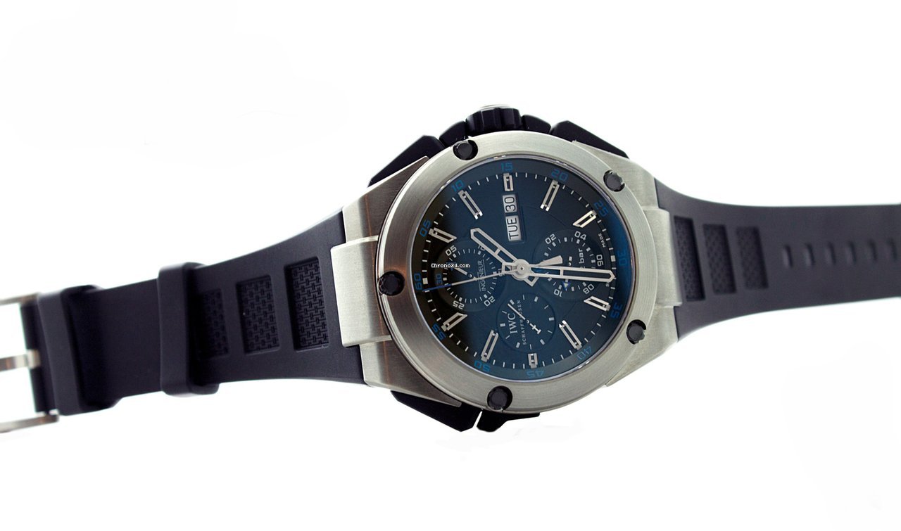 IMG_9081 IWC Ingenieur Double Chronograph Titanium Mens watch Unisex Automatic Titanium IW376501 Replica 4