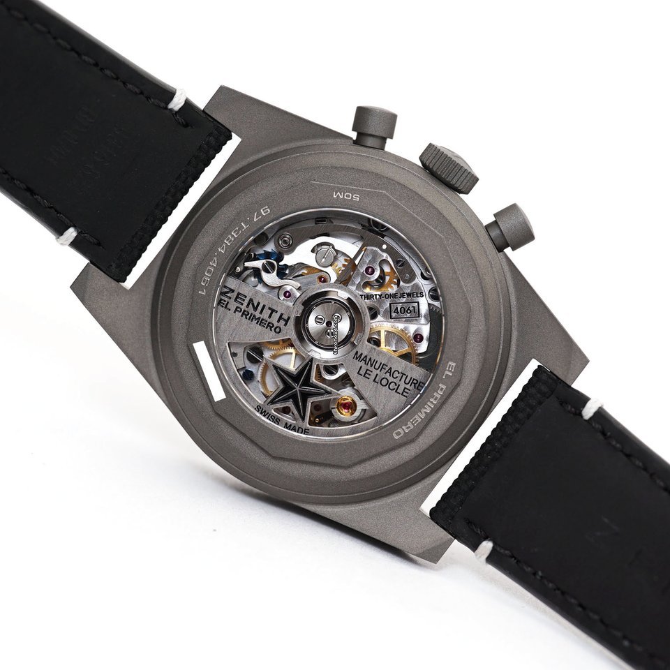 Zenith Mens watch Unisex Titanium 97.T384.4061 21.C822 Replica 4