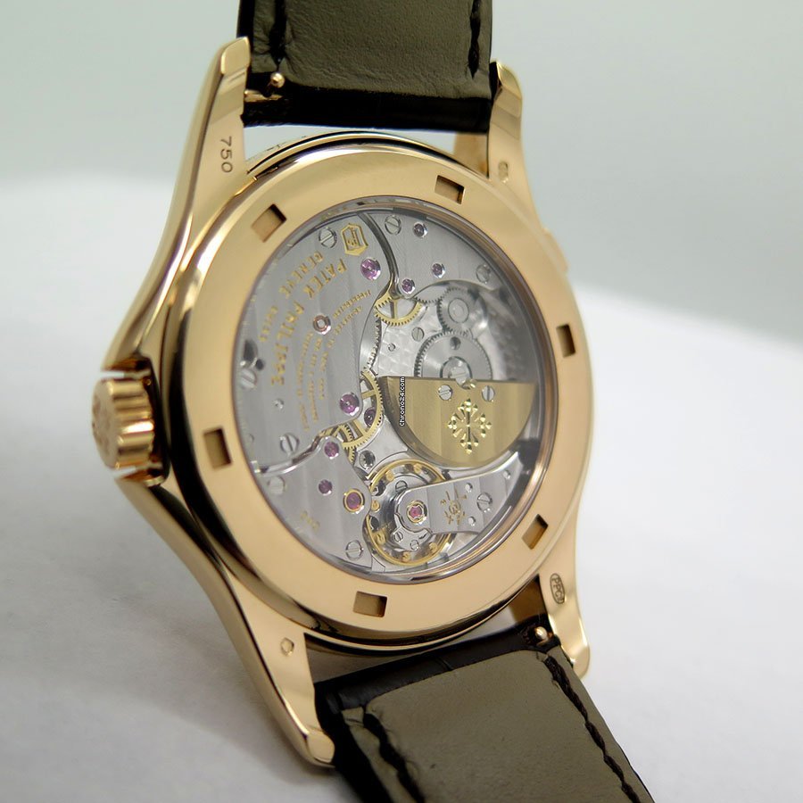 IMG_9081 Patek Philippe World Time Mens watch Unisex Automatic Rose gold 5131R-001 Replica 4