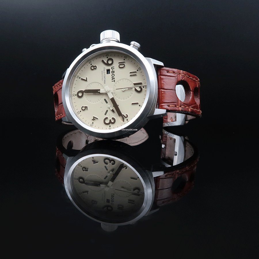 IMG_9081 U-Boat Flightdeck Mens watch Unisex Automatic Steel 6118 Replica 4