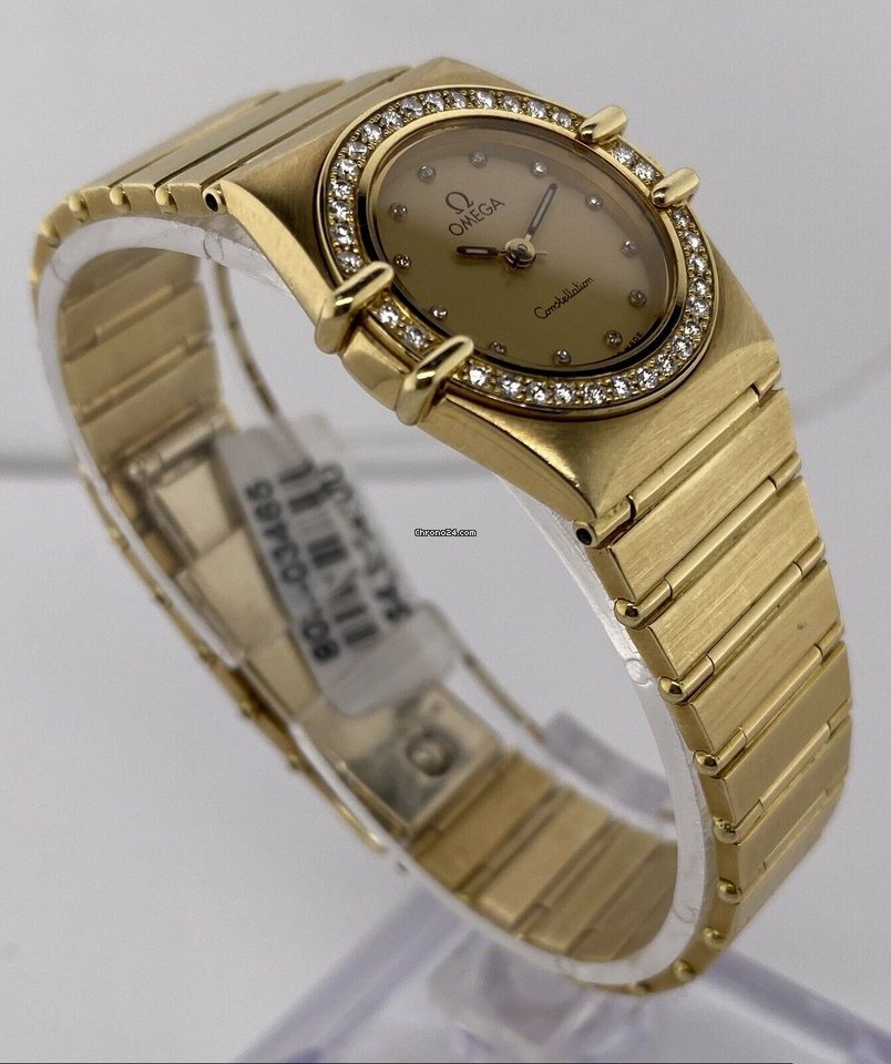 Omega Constellation Ladies Womens watch Quartz Yellow gold 895.1076 Replica 4