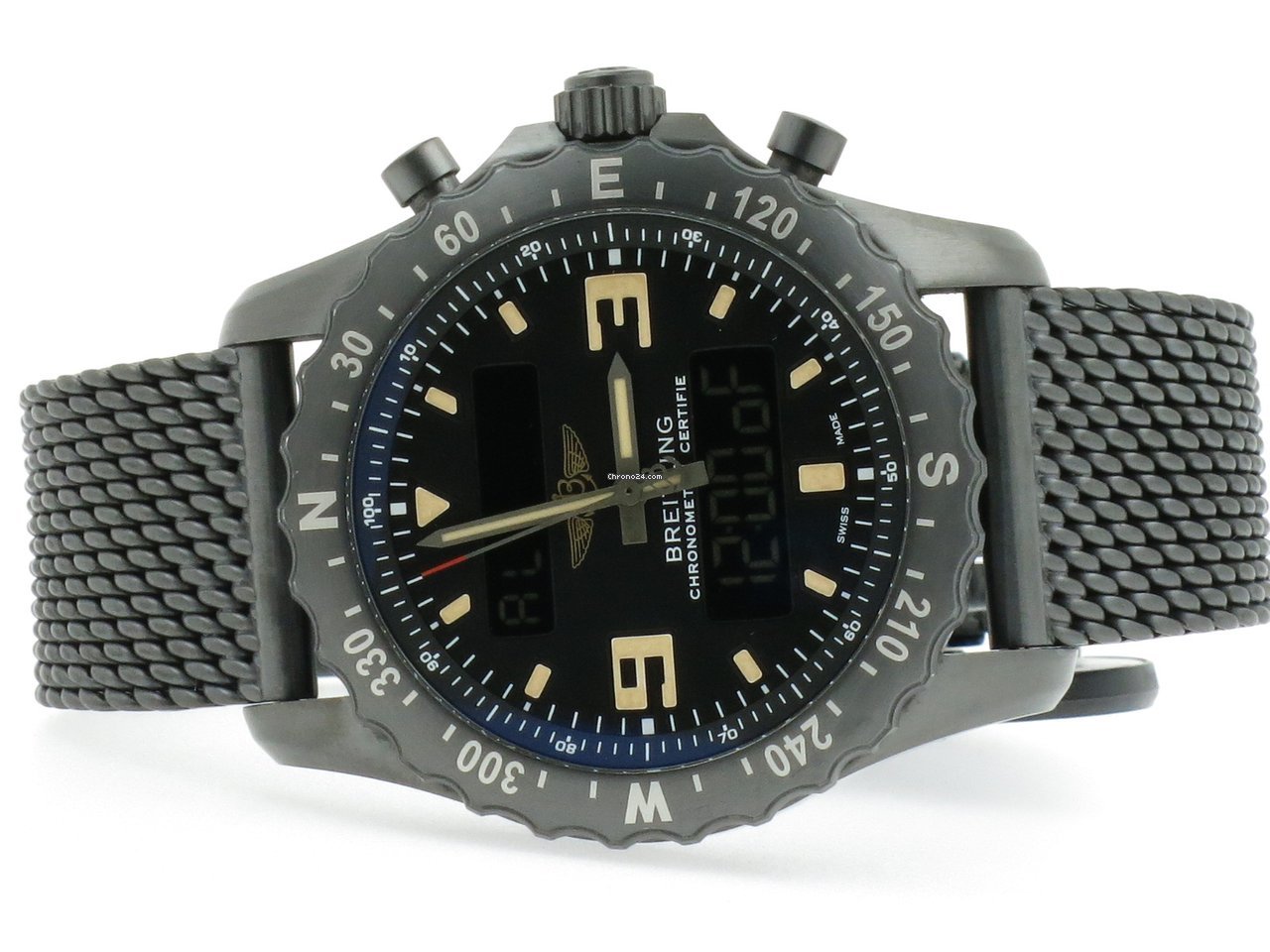 IMG_9081 Breitling Chronospace Military Mens watch Unisex Quartz Steel M7836622.BD39.159M Replica 4