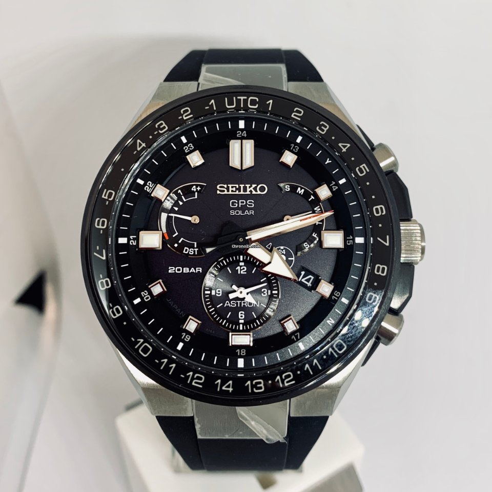 IMG_9081 Seiko Astron GPS Solar Chronograph Mens watch Unisex Quartz Titanium SSE169J1 Replica 4
