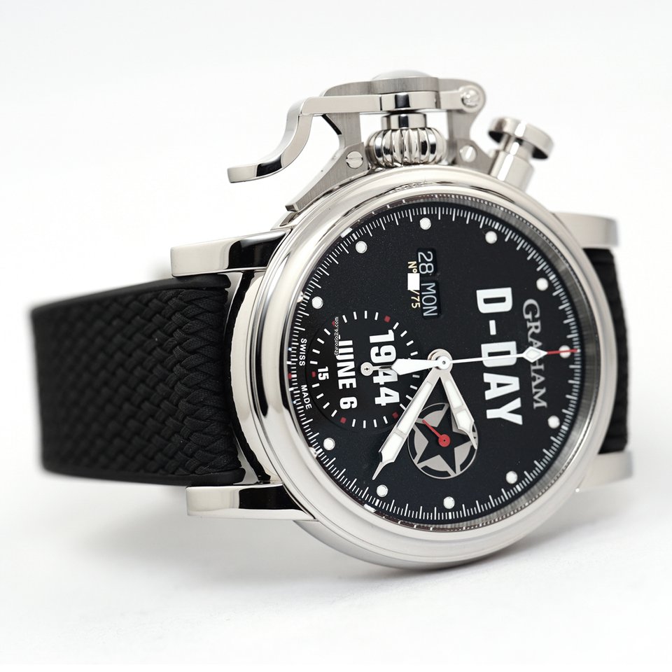 Graham Chronofighter Mens watch Unisex Automatic Steel 2CVAS.B30A Replica 4