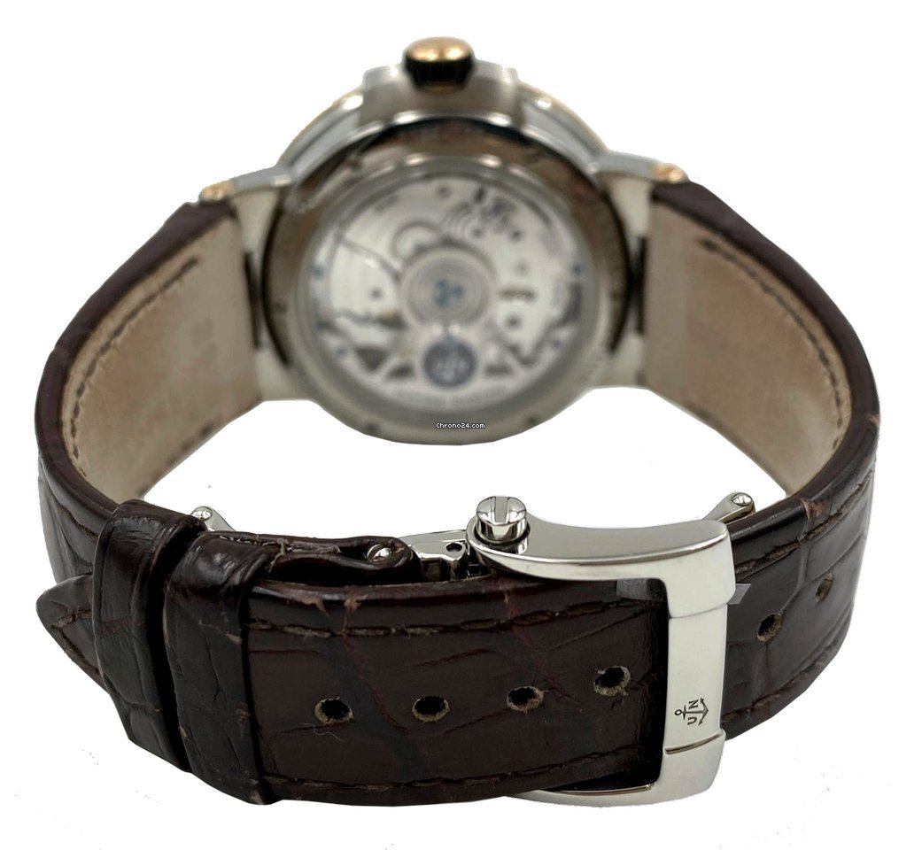 Ulysse Nardin Marine Chronometer Manufacture Mens watch Unisex Automatic Gold Steel 1185-126-3T 45 Replica 4