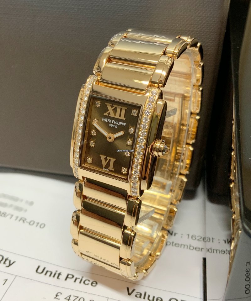 IMG_9081 Patek Philippe Twenty~4 Womens watch Quartz Rose gold 4908 11R-010 Replica 4