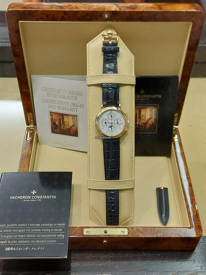 IMG_9081 Vacheron Constantin Mens watch Unisex Automatic Rose gold 49005 000J-8 Replica 4