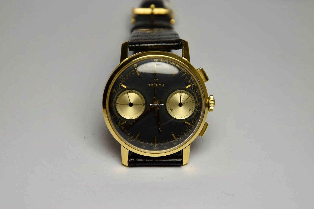 IMG_9081 Zenith Stellina Mens watch Unisex Manual winding Yellow gold 146DP Replica 4