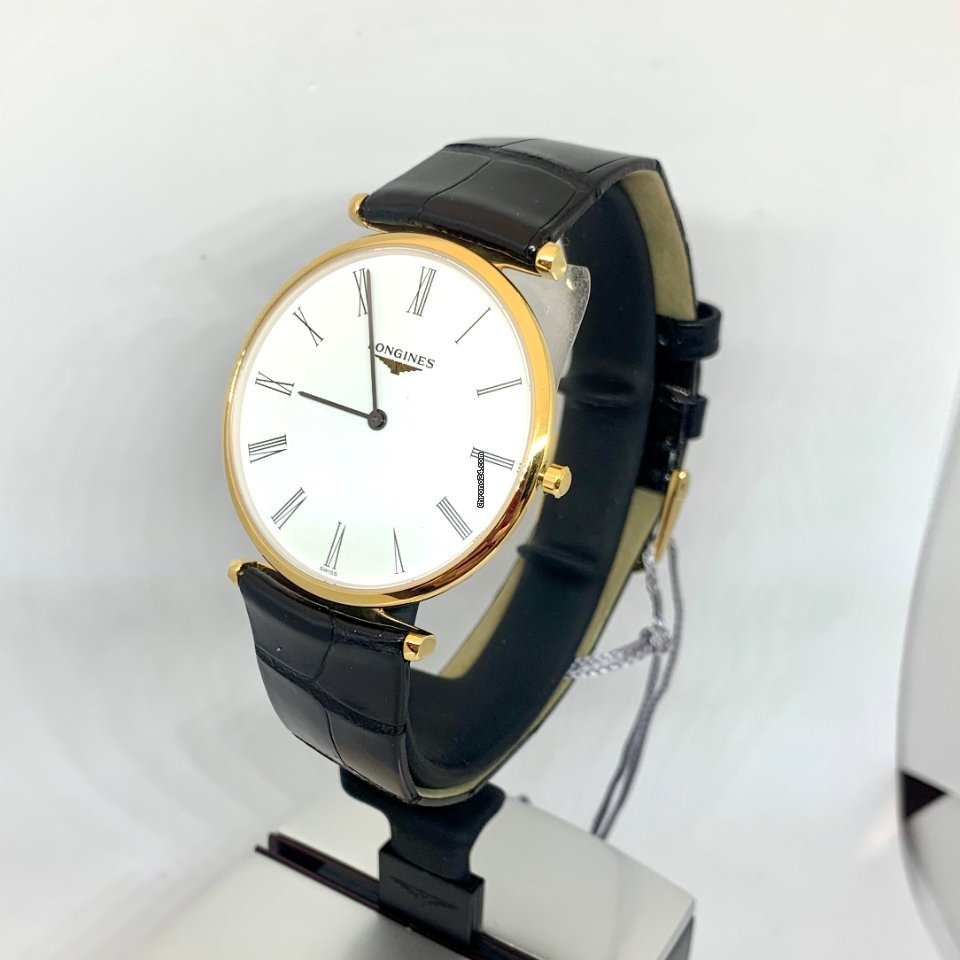 Longines La Grande Classique Mens watch Unisex Quartz Gold Steel L47552112 Replica 4