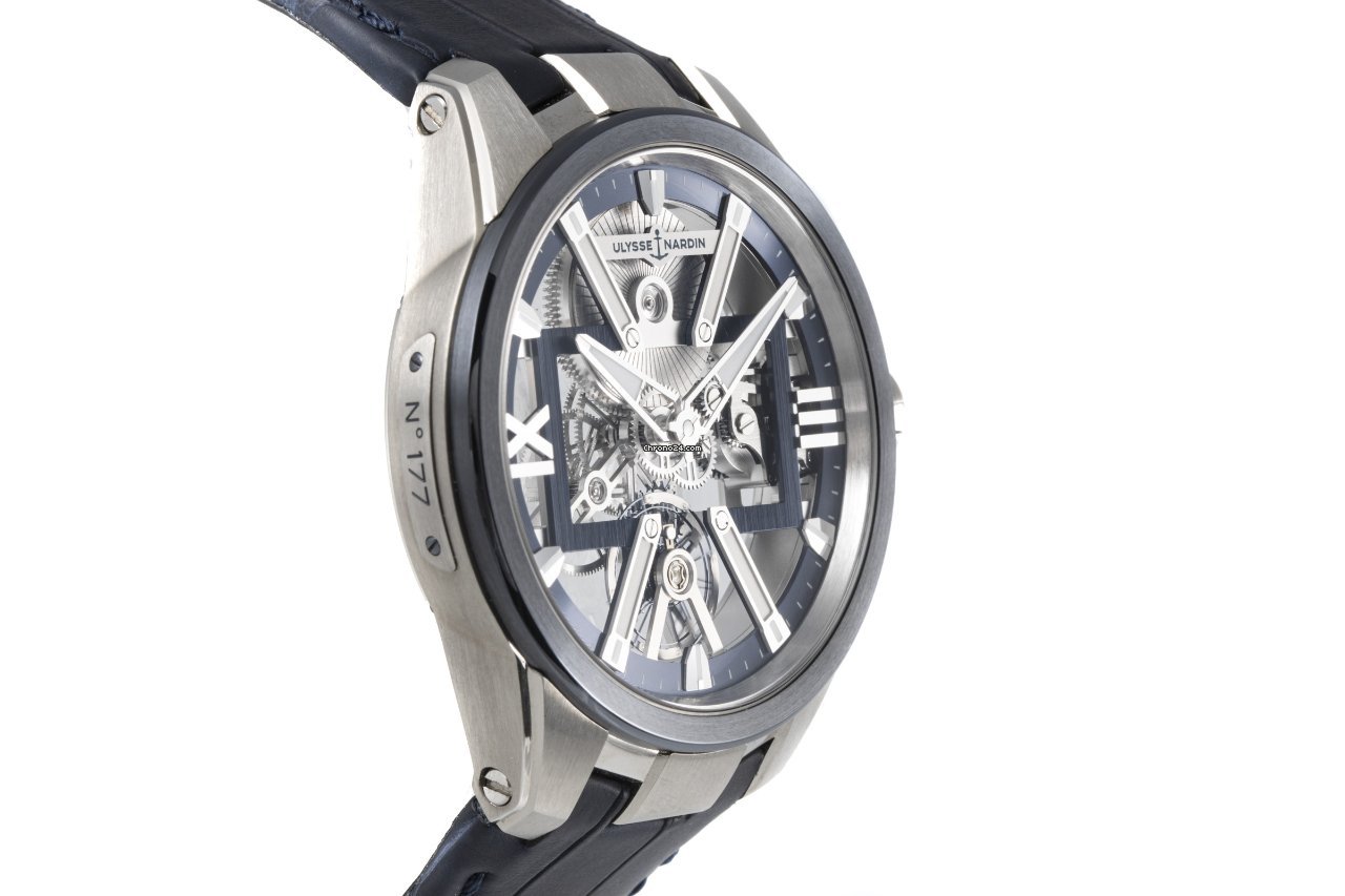 IMG_9081 Ulysse Nardin El Toro Black Toro Mens watch Unisex Manual winding Titanium 3713-260 03 Replica 4