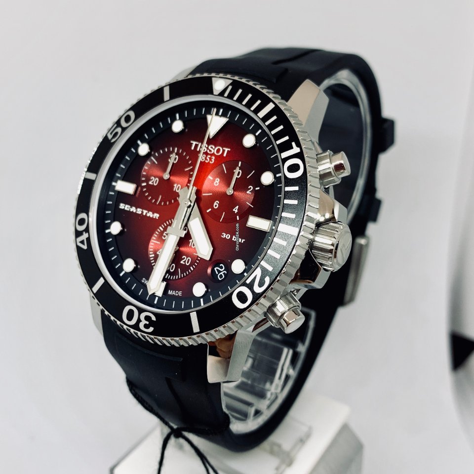 Tissot Seastar 1000 Mens watch Unisex Quartz Steel T120.417.17.421.00 Replica 4