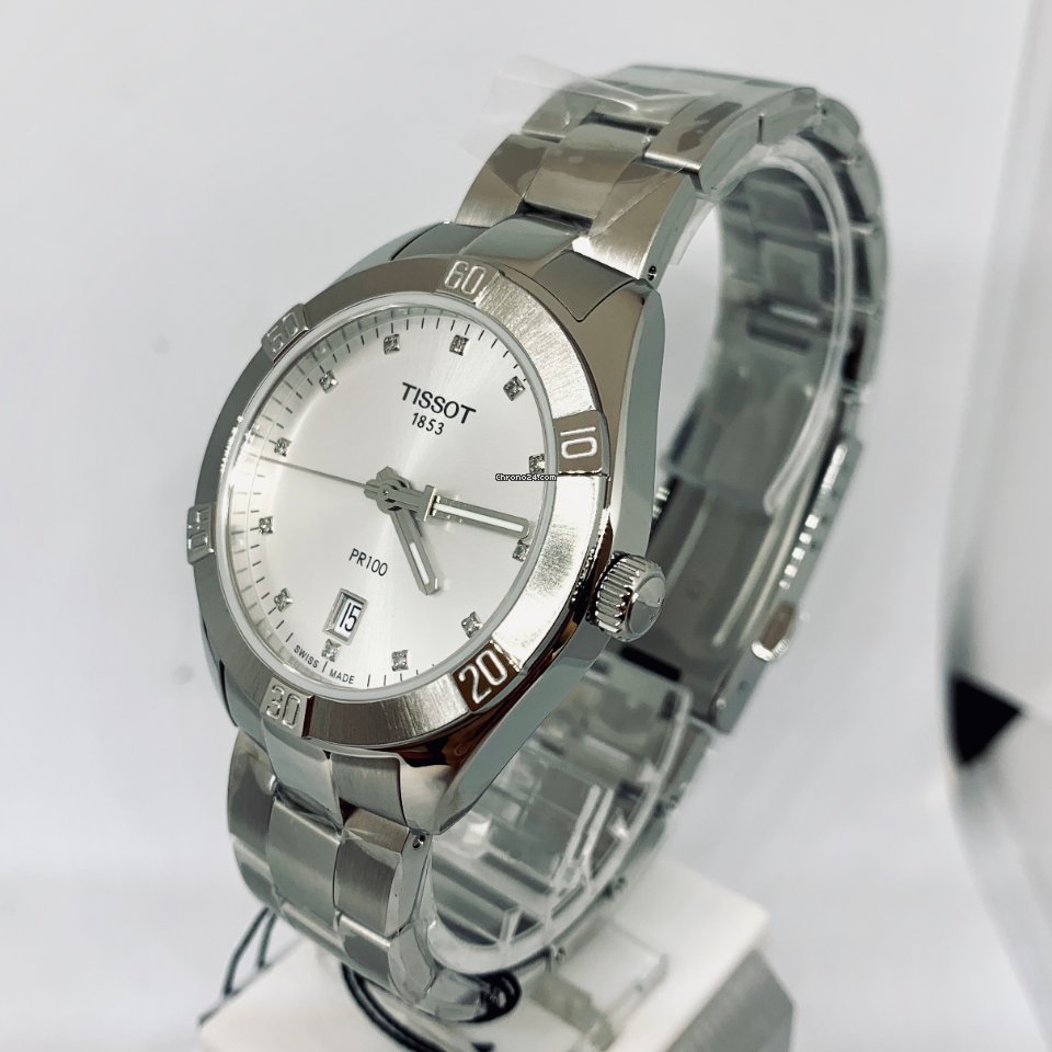 Tissot PR 100 Womens watch Quartz Steel T101.910.11.036.00 Replica 4