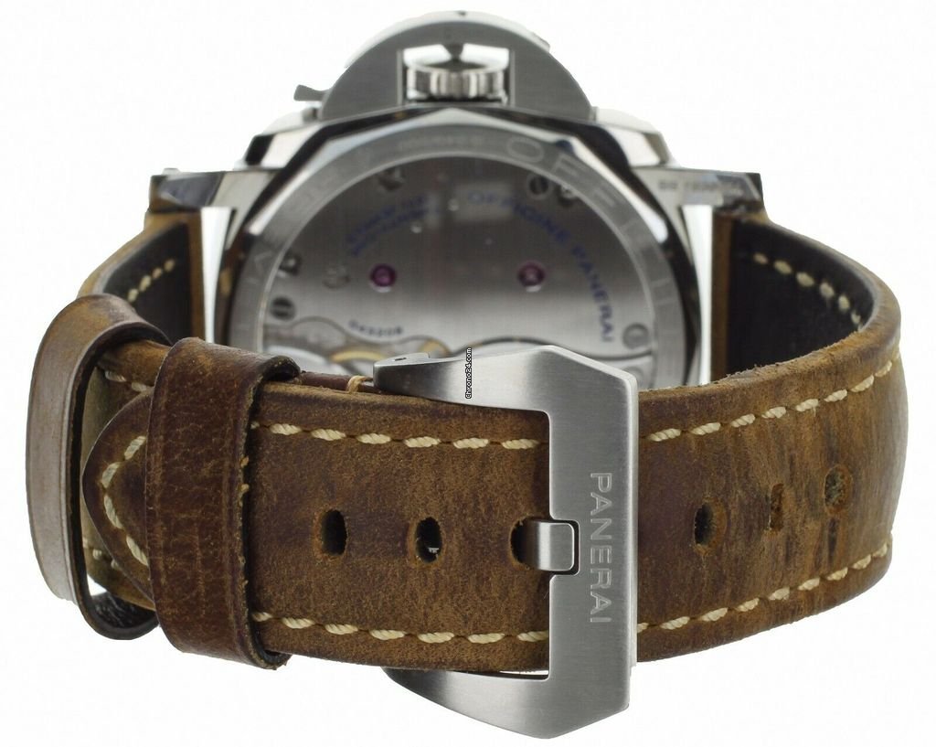 IMG_9081 Panerai Luminor 1950 Mens watch Unisex Manual winding Steel PAM557 Replica 4
