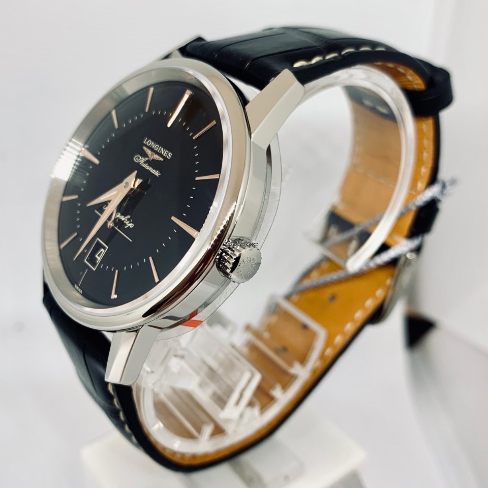 IMG_9081 Longines Flagship Heritage Mens watch Unisex Automatic Steel L4.795.4.58.0 Replica 4