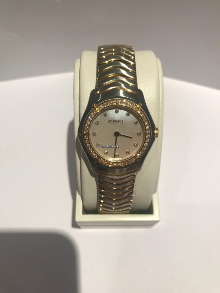 IMG_9081 Ebel Classic Womens watch Quartz Gold Steel 1215271 Replica 4