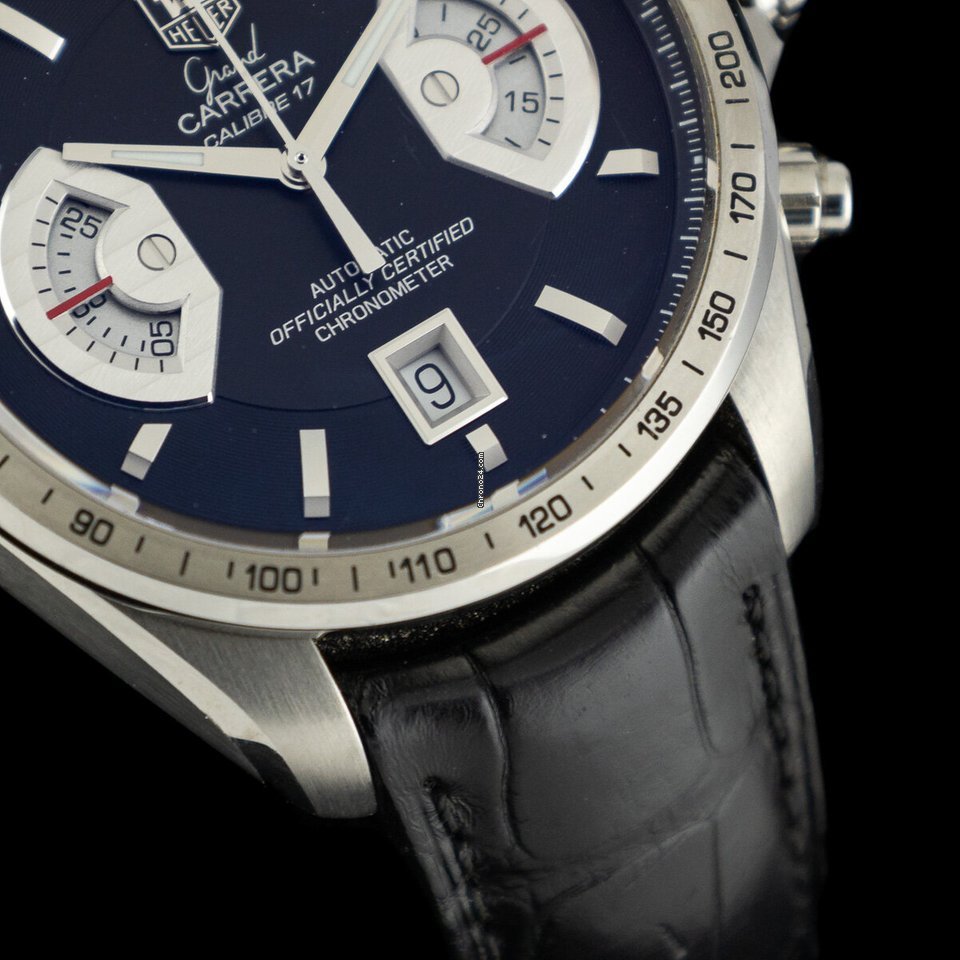 IMG_9081 TAG Heuer Grand Carrera Mens watch Unisex Automatic Steel CAV211A.FC6225 Replica 4